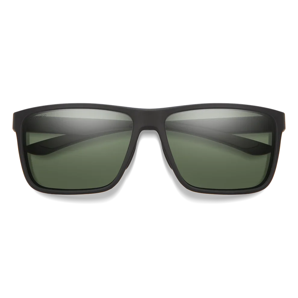Smith Riptide Sunglasses - Matte Black Frame with ChromaPop Polarized Gray Green
