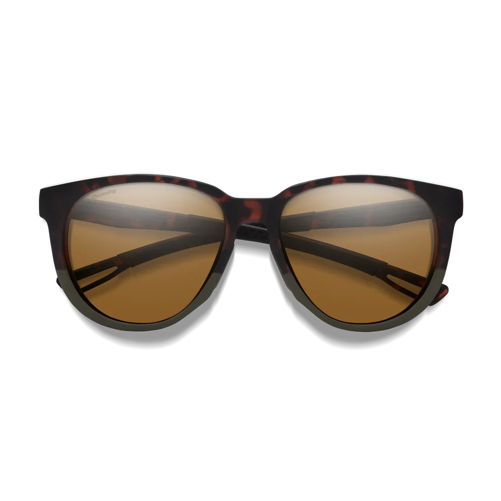 Smith Seeker Sunglasses - AK Matte Forest Tortoise | ChromaPop Polarized Brown