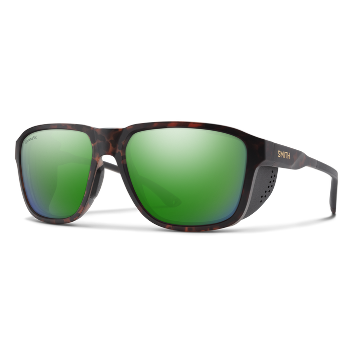 Smith Embark Sunglasses - Matte Tortoise / ChromaPop Polarized Green Mirror Lens