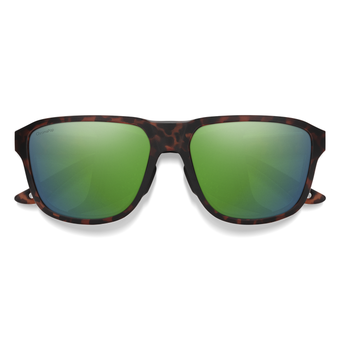 Smith Embark Sunglasses - Matte Tortoise / ChromaPop Polarized Green Mirror Lens