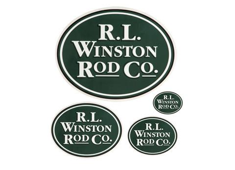R.L Winston 4" x 5" Medium Oval Sticker