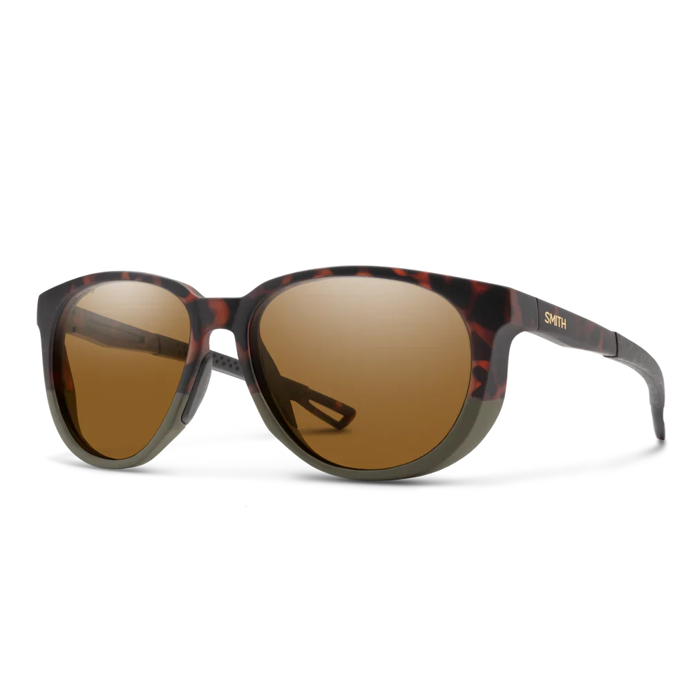 Smith Seeker Sunglasses - AK Matte Forest Tortoise | ChromaPop Polarized Brown